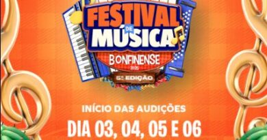 Começa nesta terça-feira (3) a 5ª edição do Festival de Música de Senhor do Bonfim