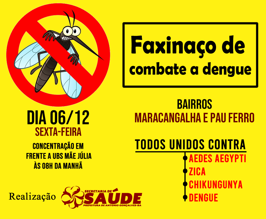 Combate a Dengue em Antônio Gonçalves-BA