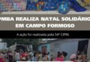 PMBA, através da 54ª CIPM/Campo Formoso, realiza entrega de cestas básicas e brinquedos na Campanha Natal Solidário